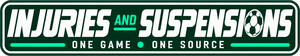 Injuries & Suspensions — One game, one source